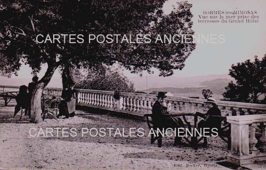 Cartes postales anciennes > CARTES POSTALES > carte postale ancienne > cartes-postales-ancienne.com Provence alpes cote d'azur Var Bormes Les Mimosas