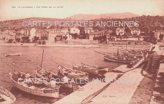 Cartes postales anciennes > CARTES POSTALES > carte postale ancienne > cartes-postales-ancienne.com Provence alpes cote d'azur Var Le Lavandou