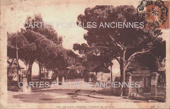 Cartes postales anciennes > CARTES POSTALES > carte postale ancienne > cartes-postales-ancienne.com Provence alpes cote d'azur Var Hyeres