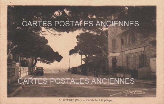 Cartes postales anciennes > CARTES POSTALES > carte postale ancienne > cartes-postales-ancienne.com Provence alpes cote d'azur Var Hyeres