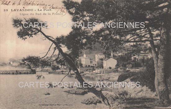 Cartes postales anciennes > CARTES POSTALES > carte postale ancienne > cartes-postales-ancienne.com Provence alpes cote d'azur Var Le Lavandou