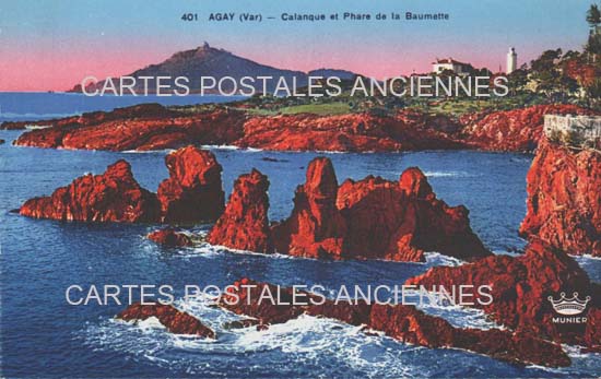 Cartes postales anciennes > CARTES POSTALES > carte postale ancienne > cartes-postales-ancienne.com Provence alpes cote d'azur Var Agay