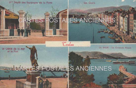 Cartes postales anciennes > CARTES POSTALES > carte postale ancienne > cartes-postales-ancienne.com Provence alpes cote d'azur Var Toulon