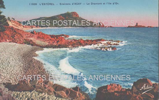 Cartes postales anciennes > CARTES POSTALES > carte postale ancienne > cartes-postales-ancienne.com Provence alpes cote d'azur Var Agay