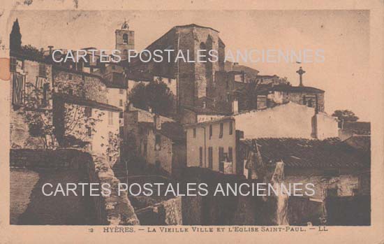 Cartes postales anciennes > CARTES POSTALES > carte postale ancienne > cartes-postales-ancienne.com Provence alpes cote d'azur Var Hyeres