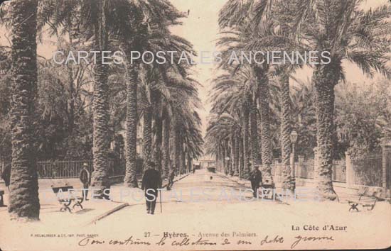 Cartes postales anciennes > CARTES POSTALES > carte postale ancienne > cartes-postales-ancienne.com Provence alpes cote d'azur Var Hyeres