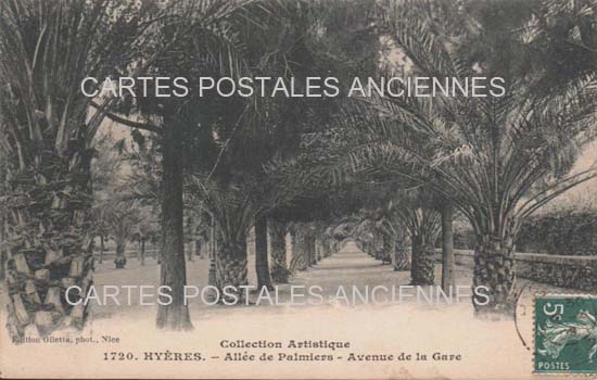 Cartes postales anciennes > CARTES POSTALES > carte postale ancienne > cartes-postales-ancienne.com Provence alpes cote d'azur Var Hyeres