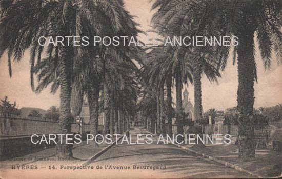 Cartes postales anciennes > CARTES POSTALES > carte postale ancienne > cartes-postales-ancienne.com Provence alpes cote d'azur Var Hyeres