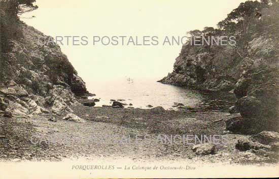 Cartes postales anciennes > CARTES POSTALES > carte postale ancienne > cartes-postales-ancienne.com Provence alpes cote d'azur Var Porquerolles