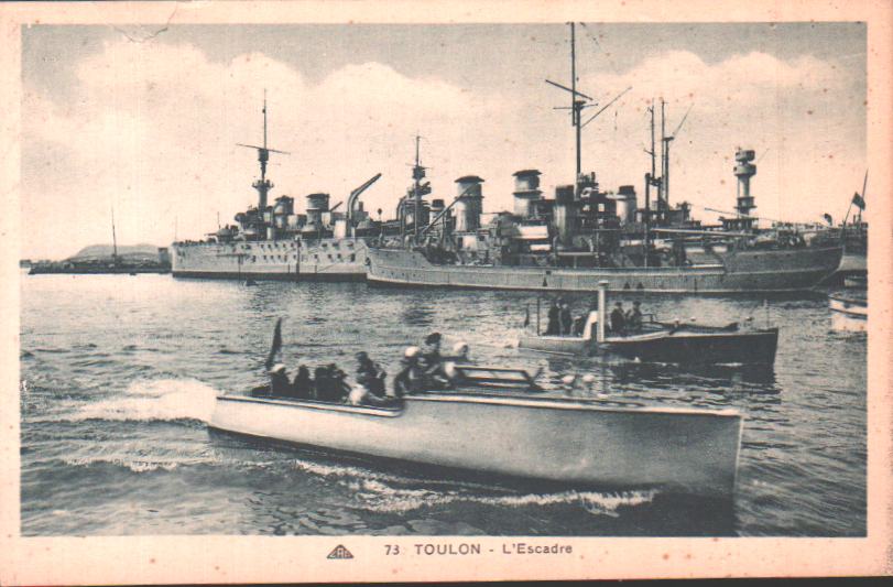 Cartes postales anciennes > CARTES POSTALES > carte postale ancienne > cartes-postales-ancienne.com Militaire Navires Toulon