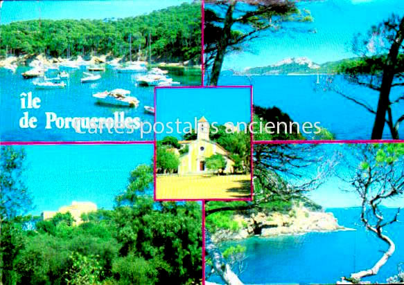 Cartes postales anciennes > CARTES POSTALES > carte postale ancienne > cartes-postales-ancienne.com Provence alpes cote d'azur Var Porquerolles