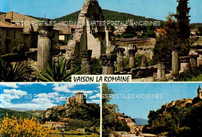 Cartes postales anciennes > CARTES POSTALES > carte postale ancienne > cartes-postales-ancienne.com Provence alpes cote d'azur Vaucluse Vaison La Romaine