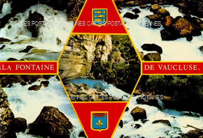 Cartes postales anciennes > CARTES POSTALES > carte postale ancienne > cartes-postales-ancienne.com Provence alpes cote d'azur Vaucluse Fontaine De Vaucluse