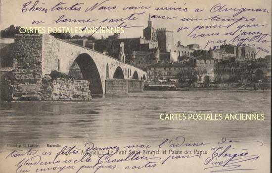 Cartes postales anciennes > CARTES POSTALES > carte postale ancienne > cartes-postales-ancienne.com Provence alpes cote d'azur Vaucluse Avignon