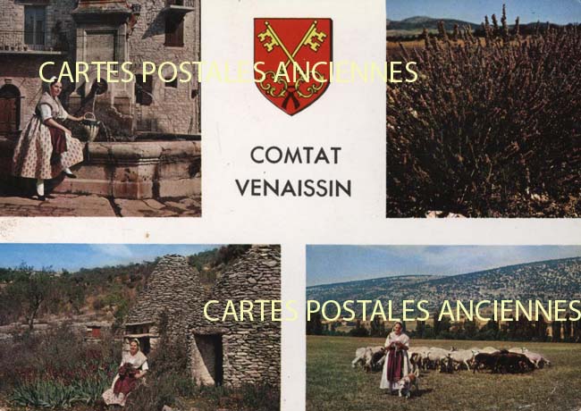 Cartes postales anciennes > CARTES POSTALES > carte postale ancienne > cartes-postales-ancienne.com Provence alpes cote d'azur Vaucluse Gordes