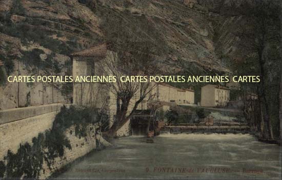 Cartes postales anciennes > CARTES POSTALES > carte postale ancienne > cartes-postales-ancienne.com Provence alpes cote d'azur Vaucluse Fontaine De Vaucluse