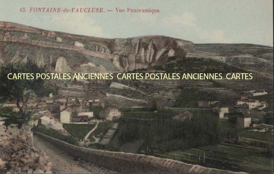 Cartes postales anciennes > CARTES POSTALES > carte postale ancienne > cartes-postales-ancienne.com Provence alpes cote d'azur Vaucluse Fontaine De Vaucluse