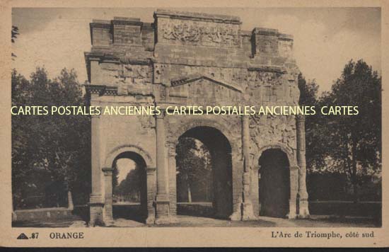 Cartes postales anciennes > CARTES POSTALES > carte postale ancienne > cartes-postales-ancienne.com Provence alpes cote d'azur Vaucluse Orange