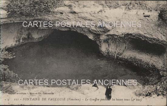 Cartes postales anciennes > CARTES POSTALES > carte postale ancienne > cartes-postales-ancienne.com Provence alpes cote d'azur Vaucluse Fontaine De Vaucluse