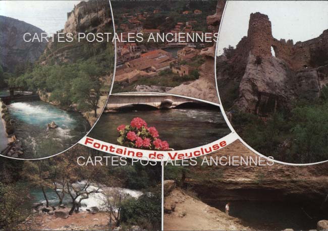 Cartes postales anciennes > CARTES POSTALES > carte postale ancienne > cartes-postales-ancienne.com Provence alpes cote d'azur Vaucluse Fontaine De Vaucluse