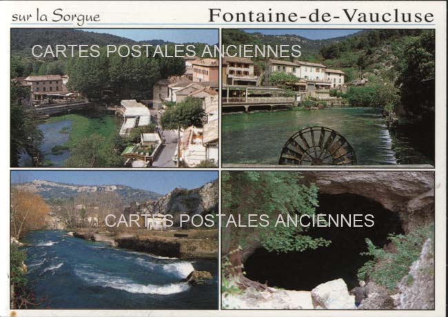 Cartes postales anciennes > CARTES POSTALES > carte postale ancienne > cartes-postales-ancienne.com Provence alpes cote d'azur Vaucluse Fontaine De Vaucluse