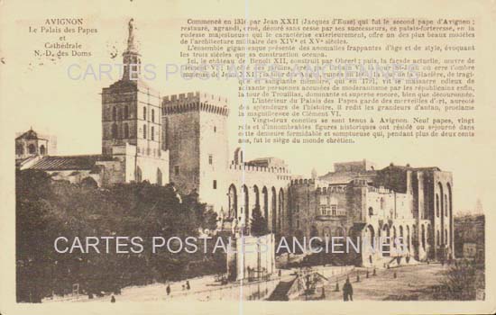 Cartes postales anciennes > CARTES POSTALES > carte postale ancienne > cartes-postales-ancienne.com Provence alpes cote d'azur Vaucluse Avignon