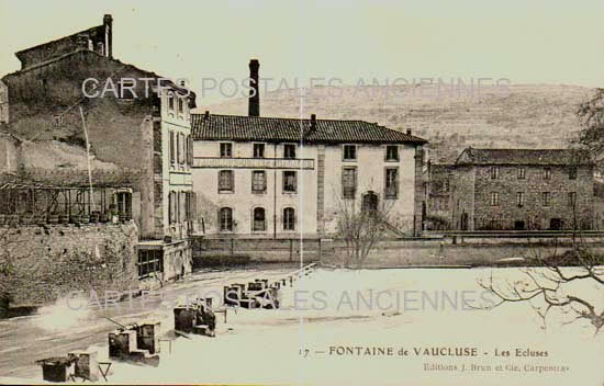 Cartes postales anciennes > CARTES POSTALES > carte postale ancienne > cartes-postales-ancienne.com Provence alpes cote d'azur Vaucluse Fontaine De Vaucluse