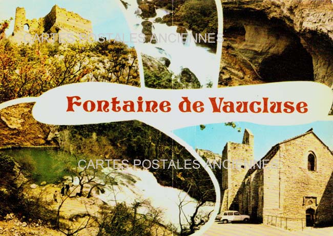 Cartes postales anciennes > CARTES POSTALES > carte postale ancienne > cartes-postales-ancienne.com Provence alpes cote d'azur Vaucluse Fontaine De Vaucluse