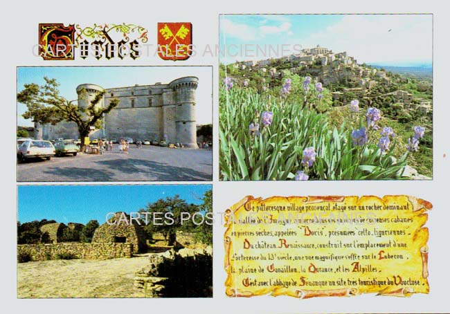 Cartes postales anciennes > CARTES POSTALES > carte postale ancienne > cartes-postales-ancienne.com Provence alpes cote d'azur Vaucluse Gordes