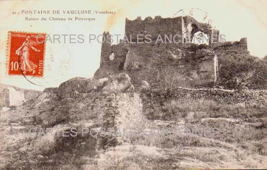 Cartes postales anciennes > CARTES POSTALES > carte postale ancienne > cartes-postales-ancienne.com Provence alpes cote d'azur Vaucluse Fontaine De Vaucluse