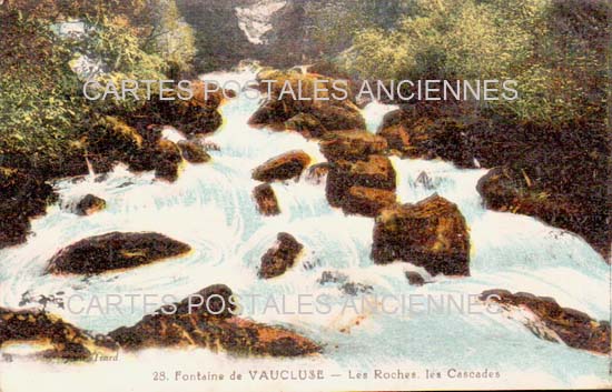 Cartes postales anciennes > CARTES POSTALES > carte postale ancienne > cartes-postales-ancienne.com Provence alpes cote d'azur Vaucluse Fontaine De Vaucluse