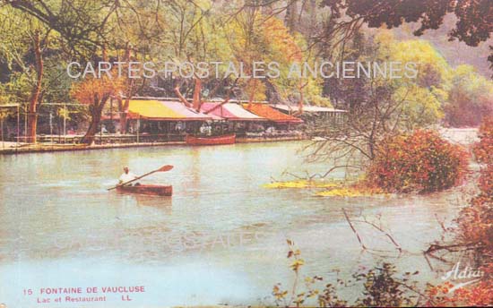 Cartes postales anciennes > CARTES POSTALES > carte postale ancienne > cartes-postales-ancienne.com Provence alpes cote d'azur Vaucluse Fontaine De Vaucluse