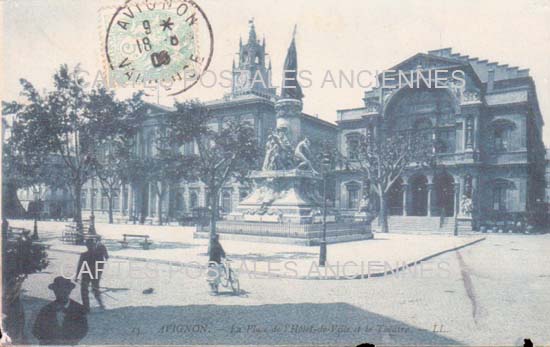 Cartes postales anciennes > CARTES POSTALES > carte postale ancienne > cartes-postales-ancienne.com Provence alpes cote d'azur Vaucluse Avignon