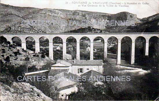 Cartes postales anciennes > CARTES POSTALES > carte postale ancienne > cartes-postales-ancienne.com Provence alpes cote d'azur Vaucluse Fontaine De Vaucluse