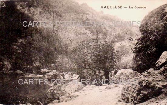 Cartes postales anciennes > CARTES POSTALES > carte postale ancienne > cartes-postales-ancienne.com Provence alpes cote d'azur Vaucluse Fontaine De Vaucluse