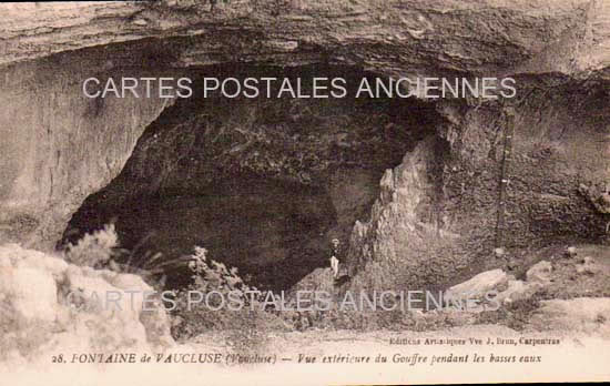 Cartes postales anciennes > CARTES POSTALES > carte postale ancienne > cartes-postales-ancienne.com Provence alpes cote d'azur Vaucluse Fontaine De Vaucluse