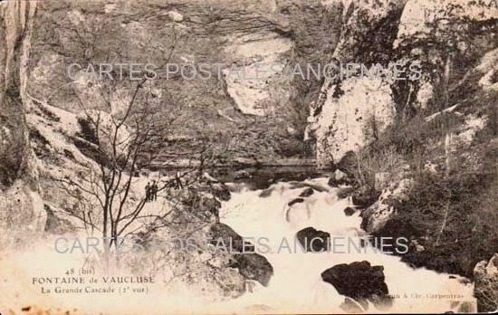 Cartes postales anciennes > CARTES POSTALES > carte postale ancienne > cartes-postales-ancienne.com Provence alpes cote d'azur Vaucluse Fontaine De Vaucluse