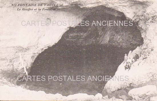 Cartes postales anciennes > CARTES POSTALES > carte postale ancienne > cartes-postales-ancienne.com Provence alpes cote d'azur Vaucluse Fontaine De Vaucluse