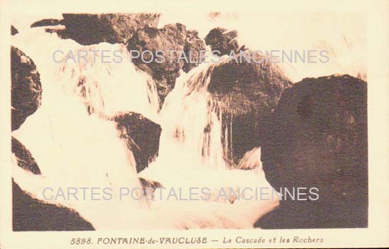 Cartes postales anciennes > CARTES POSTALES > carte postale ancienne > cartes-postales-ancienne.com Provence alpes cote d'azur Vaucluse Fontaine De Vaucluse