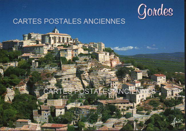 Cartes postales anciennes > CARTES POSTALES > carte postale ancienne > cartes-postales-ancienne.com Provence alpes cote d'azur Vaucluse Gordes