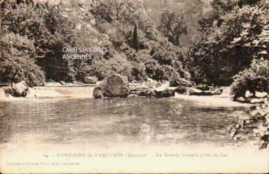 Cartes postales anciennes > CARTES POSTALES > carte postale ancienne > cartes-postales-ancienne.com Provence alpes cote d'azur Vaucluse Fontaine De Vaucluse