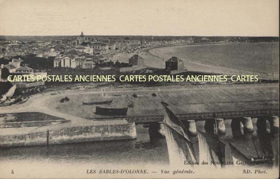 Cartes postales anciennes > CARTES POSTALES > carte postale ancienne > cartes-postales-ancienne.com Pays de la loire Vendee Les Sables d'Olonne