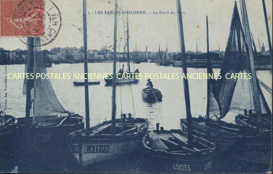 Cartes postales anciennes > CARTES POSTALES > carte postale ancienne > cartes-postales-ancienne.com Pays de la loire Vendee Les Sables d'Olonne