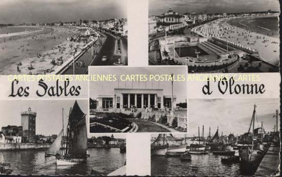 Cartes postales anciennes > CARTES POSTALES > carte postale ancienne > cartes-postales-ancienne.com Pays de la loire Vendee Les Sables d'Olonne