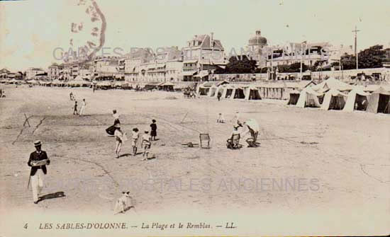 Cartes postales anciennes > CARTES POSTALES > carte postale ancienne > cartes-postales-ancienne.com Pays de la loire Vendee Les Sables d'Olonne