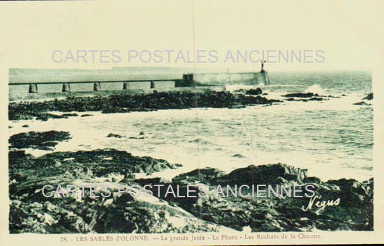 Cartes postales anciennes > CARTES POSTALES > carte postale ancienne > cartes-postales-ancienne.com Pays de la loire Vendee Les Sables d'Olonne