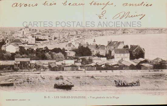 Cartes postales anciennes > CARTES POSTALES > carte postale ancienne > cartes-postales-ancienne.com Pays de la loire Vendee Les Sables d'Olonne