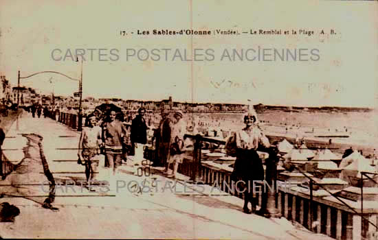 Cartes postales anciennes > CARTES POSTALES > carte postale ancienne > cartes-postales-ancienne.com Pays de la loire Vendee Les Sables d'Olonne