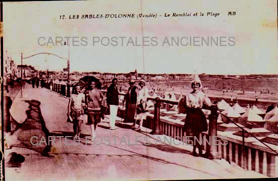 Cartes postales anciennes > CARTES POSTALES > carte postale ancienne > cartes-postales-ancienne.com Pays de la loire Vendee Les Sables d'Olonne