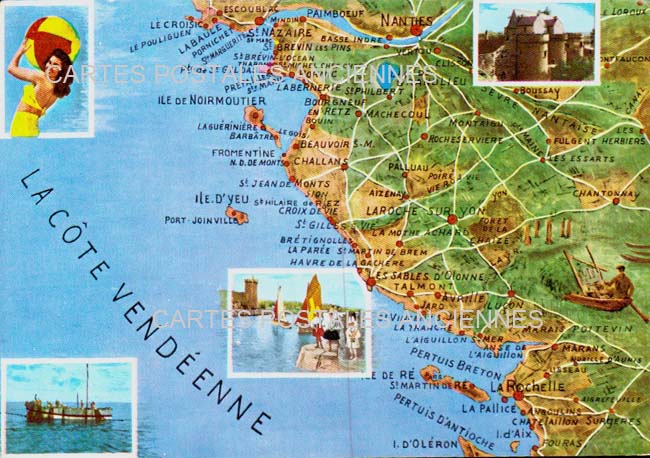 Cartes postales anciennes > CARTES POSTALES > carte postale ancienne > cartes-postales-ancienne.com Pays de la loire Vendee Les Sables d'Olonne